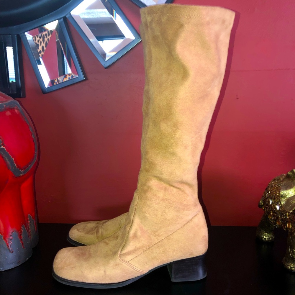 FRANCO SARTO Suede Below the Knee Boots